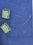 New - Harting 0937-006-5405 / 09370065405 Dust Cover 6pin Metal (lot Of 2) (a19). Fixed Price $14.00.
