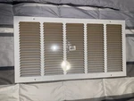 Krueger 20x12 Hvac Vent Cover White Rectangle Register Grille. Fixed Price $27.15.