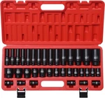1/2 Drive Impact Soet Set, Metric Shallow & Deep Sizes, 6 Point, Cr-mo. Fixed Price $111.98.