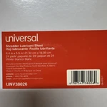 Universal Rs-sls-02 5.5 In. X 2.8 Shredder Lubricant Sheets (24/pack). Fixed Price $12.00.