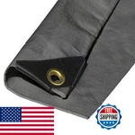 Ez Travel Collection 14x16 Extra Heavy Duty 12 Mil Silver Tarp 3 Ply Coated. Fixed Price $117.22.