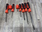 Snap-on 8 Pieces Driver Set Sgd Sgdp D542620. Fixed Price $199.01.