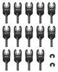 14pcs Oscillating Saw Blades 3/8" Universal Multi Tool Set. Fixed Price $15.99.