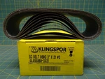 (qty: 8) Klingspor 321080x03002403 Silicon Carbide Belt 80 Grit 3" W X 21" L #3. Fixed Price $72.99.