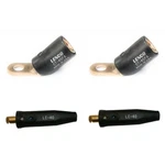 Lenco Tweco Style Connector & Lug Set For 1/0 - 2/0 Welding Cable. Fixed Price $55.00.