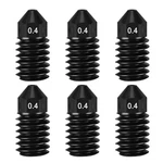 Hikudiy 6pcs 0.4mm Hardened Steel Nozzles For Bambu 0.4mm*6, X1/x1c/p1p/p1s. Fixed Price $18.65.