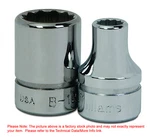 19/32"12pt Shallow 3/8"drive Supertorque High Polished Chrome Usa Socket B-1219. Fixed Price $6.12.