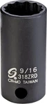 Sunex 318zrd 3/8-inch Drive 9/16-inch 12-point Semi-deep Impact Socket 3/8. Fixed Price $14.99.