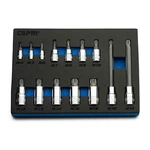 Capri Tools Master Xzn Bit Socket Set, M4 To M18, 14-piece W/ The Mechanics Tray. Fixed Price $49.99.