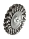 Weiler 17681 3-1/4" Stem-mounted Knot Wire Wheel, .014" Steel Fill, 1/4" Stem.... Fixed Price $206.01.