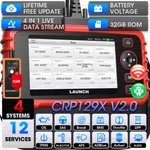 2025 Launch X431 Crp129x V2.0 Obd2 Scanner Abs Srs Diagnostic Tool Code Reader. Fixed Price $209.00.