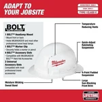 Milwaukee 48-73-1011 Hard Hat - White. Fixed Price $24.00.