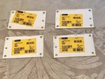 Lot Of 4 New Hoffman A6p4 Junction Panel 4-15/16" X 2-15/16". Fixed Price $29.99.
