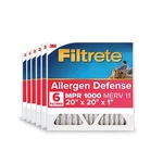 Filtrete 20x20x1 Hvac Furnace Air Filter, Mpr 1000 Merv 11, Allergen Defense. Fixed Price $85.79.