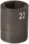 Sk Tools 1/2-inch Drive Standard Impact Socket, 22mm (34072). Fixed Price $16.57.