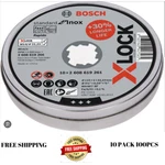 Bosch 2608619266 X-lock Inox Metal Cutting Discs 115mm X 1mm 22.23mm 100x Pcs. Fixed Price $199.99.