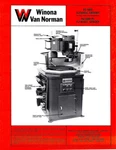 Winona Van Norman Fg5000 Flywheel Grinder Sales Flier. Fixed Price $2.88.