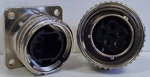 Te Connectivity 208718-1 And 208719-1 5 Position Circular Cable Connector Set. Fixed Price $194.16.