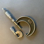 Lufkin No 1942 1-2" & 2610 Micrometer Vintage Made In Usa Lot Of 2. Fixed Price $37.99.