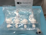 Fluoroware Diaphragm Valve Assy, (4) 202-129-01 Valves, (2) 201-40-01,. Fixed Price $950.00.