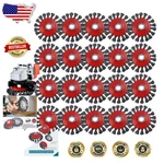 Pro 4" Wire Wheel Set For Angle Grinder - 5/8" Thread, Metal/wood/concrete Prep. Fixed Price $94.49.