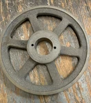 Electron Ag84d V-belt Pulley Sheave Uses A Bushing 8-1/4"w 1/2" Groove New. Fixed Price $20.00.