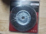 Lincoln Electric-crimped Wire Wheel Brush 6" X 1" 5/8"-1/2" Arbor Model Kh321. Fixed Price $28.00.