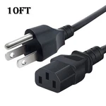 3 Prong Ac Standard Power Cord 10ft 125v 10 Amps Nema 5-15p Iec 60320 C13. Fixed Price $6.99.