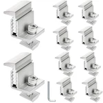 Solar Panel End Clamp Mounting Brackets 10 Pcs 35-50mm For Framed. Fixed Price $28.99.