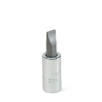 Wright Tool 2260 1/4" Drive Slotted Screwdriver Socket With Bit 3/16". Fixed Price $15.32.