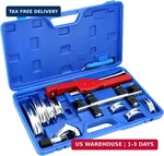 Qwork Tube Bender Kit 1/4-7/8 In - For Soft Copper & Aluminum Pipes Hvac, Ref. Fixed Price $113.01.