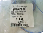 New Brad Harrison 6" Micro Change 2p Female Straight Receptacle, 7r2004a19f060. Fixed Price $10.99.