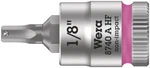 Wera 003383, 8740 A Hf Zyklop Bit Socket W/ Holding Function,1/4"drive,1/8"x28mm. Fixed Price $22.10.