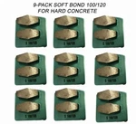 9 Pack Grinding Discs For Husqvarna Pg Concrete Floor Grinder 120 Grit Hard Bond. Fixed Price $155.93.