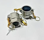 (2) 633-d15 Civacon Aluminum 1-1/2" Fpt Cam-lok Large Hose Pipe Valve Coupling. Fixed Price $39.99.