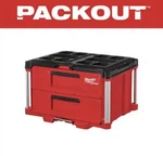 Milwaukee 48-22-8442 Packout Impact Resistant 2-drawer Tool Box, 50lbs Capacity. Fixed Price $165.00.