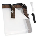 Zyp 4x6ft Heavy Duty Clear Waterproof Tarps Outdoor Garden Rainproof Covering.... Fixed Price $22.17.