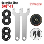 5/8"-11 Angle Grinder Spanner Wrench Flange Lock Nut Set For Dewalt Milwaukee. Fixed Price $11.79.