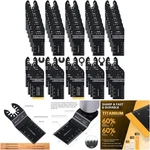 55pcs Oscillating Saw Blades Titanium Wood Plastic Metal Quick Release Multi. Fixed Price $61.19.
