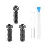 Aokin 3 Pcs 0.2mm 3d Printer Hardened Steel Nozzles For Volcano Nozzle. Fixed Price $13.44.
