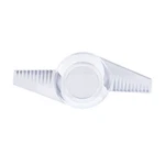 United Pacific 10724 Chrome Plastic 2-bar "groovy" Hub Cap Spinner - 1 Unit. Fixed Price $15.95.