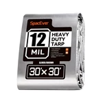 Tarp Heavy Duty 30x30 Ft,12 Mil Thick Large Tarps Water-proof With Grommets, .... Fixed Price $140.49.