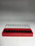 Snap On 11pc 1/2" Drive 6-point Shallow Impact Sae Socket Set 3/8-1" 311imya. Fixed Price $135.00.