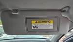 2010-2007 Honda Crv Gray Sun Visor Passenger Oem Vanity Mirror Shade No Light. Fixed Price $65.00.