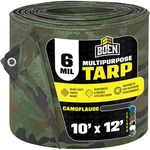 Boen 10 Ft. X 12 Multi-purpose Camouflage Poly Tarp Cover 6 Mil Thick Weave. Fixed Price $20.11.
