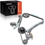 A-premium 10-pc Engine Timing Chain Kit W/tensioner & Guide Sprocket Compatibl. Fixed Price $120.49.
