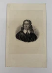 Vintage 1833 John Milton Engraving Chine-colle Art Print 9x5.5. Fixed Price $58.50.