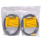 Lot Of 2 Turck Pkg 3m-2/s760 U-10324 Cable, M8 3-pin Female, 2m Length. Fixed Price $31.00.
