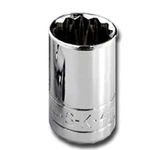 Sk Hand Tool Skt-40812 1/2" Dr Deep 12 Pt Socket Chrome, 3/8". Fixed Price $28.30.