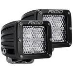 Rigid 202513 D-series Pro Flood Diffused White Square Led Lights Pair Kit Black. Fixed Price $279.99.